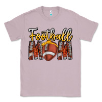 Lilac Football Mom Classic Tee - CowhideDigitalArt