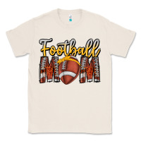 Natural Football Mom Classic Tee - CowhideDigitalArt