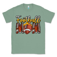 Sage Football Mom Classic Tee - CowhideDigitalArt