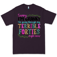 Plum sorry im cranky im going through my terrible forti Premium Tee - texasbilliewilder