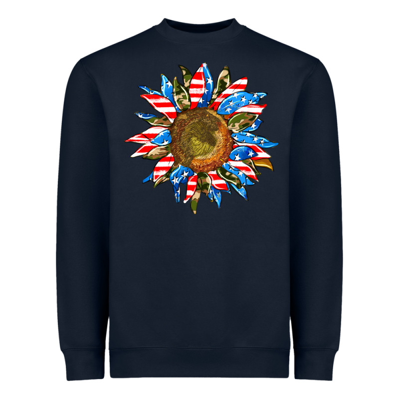Sunflower Front Heavyweight Sweatshirt by AdoDesignShop | Teevron