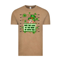 Vintage Coffee may the luck of the irish be with you Vintage Tee - Artiststas