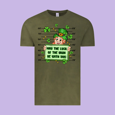 May The Luck Of The Irish Be With You Vintage Tee Designed By Artiststas