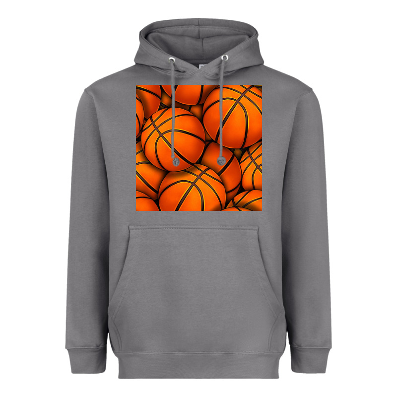 Basketball Seamless Pattern Heavyweight Hoodie by BundleAndBundleShop | Teevron