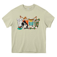 Mossy alaskan border collie dog coffee cups Heavy Core Tee - texasbilliewilder