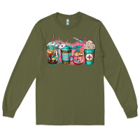 Army Green nurse fuel coffee Long Sleeve Tee - Jasminsmagicworld