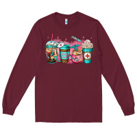 Burgundy nurse fuel coffee Long Sleeve Tee - Jasminsmagicworld