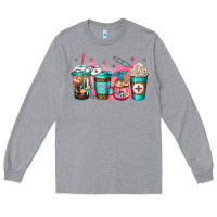 Heather Grey nurse fuel coffee Long Sleeve Tee - Jasminsmagicworld
