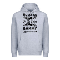 Heather Grey Blessed To Be Called Gammy Premium Hoodie - Bettercallsaul