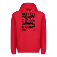 Red Blessed To Be Called Gammy Premium Hoodie - Bettercallsaul