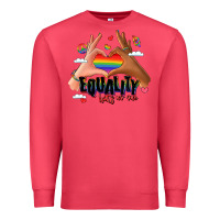 Cardinal equality hurts no one lgbtq hands Premium Sweatshirt - LillyAllenDesigns