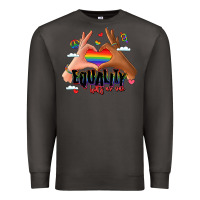 Smoke equality hurts no one lgbtq hands Premium Sweatshirt - LillyAllenDesigns
