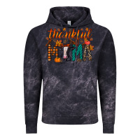 Cloud Black thankful mama holstein cow Vintage Hoodie - RacoonDesign