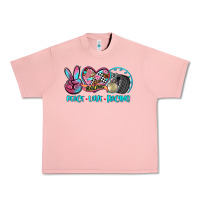Salmon peace love racing Urban Heavy Tee - AdoDesignShop