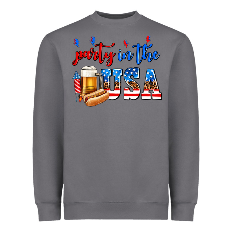 Party In The Usa Heavyweight Sweatshirt by AdoDesignShop | Teevron