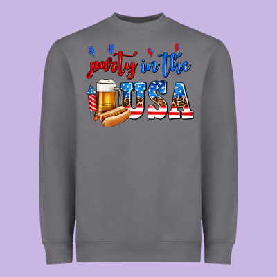 Party In The Usa Heavyweight Sweatshirt Designed By Adodesignshop