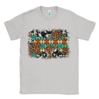 Moon Dust autism awareness leopard cowhide background Classic Tee - Artiststas