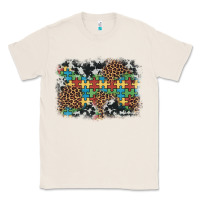 Natural autism awareness leopard cowhide background Classic Tee - Artiststas