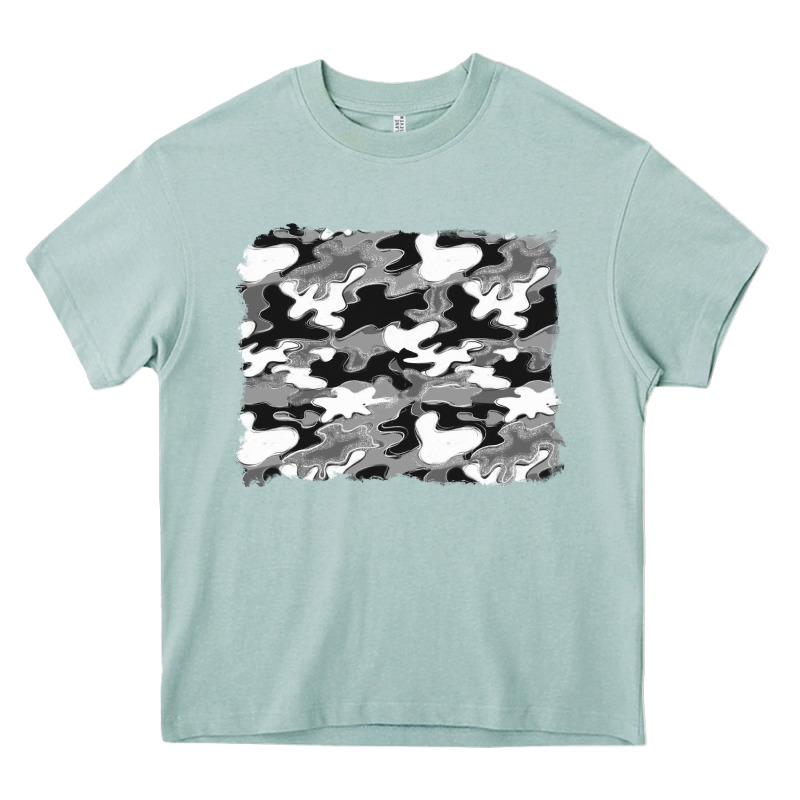 Black And White Camouflage Background Heavy Core Tee by Artiststas | Teevron