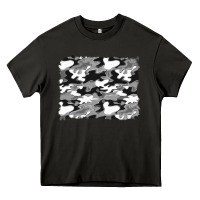 Asphalt black and white camouflage background Heavy Core Tee - Artiststas