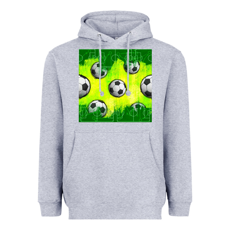 Soccer Balls With Field  And Tactics Seamless Pattern Heavyweight Hoodie by BundleAndBundleShop | Teevron