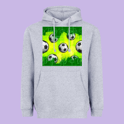 Soccer Balls With Field  And Tactics Seamless Pattern Heavyweight Hoodie Designed By Bundleandbundleshop