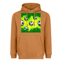 Meerkat soccer balls with field  and tactics seamless pattern Heavyweight Hoodie - BundleAndBundleShop