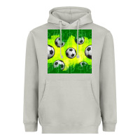 Moon Dust soccer balls with field  and tactics seamless pattern Heavyweight Hoodie - BundleAndBundleShop
