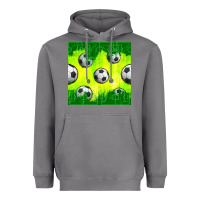 Storm soccer balls with field  and tactics seamless pattern Heavyweight Hoodie - BundleAndBundleShop