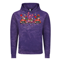 Cloud Purple valentine's day farm trucks farm animals Vintage Hoodie - FaDigitalArtStudio