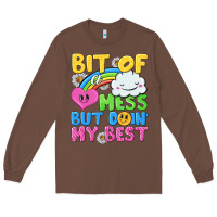 Chestnut bit of a mess but doin my best Long Sleeve Tee - NancyCooperArtShop