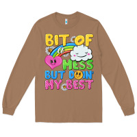 Toasted Coconut bit of a mess but doin my best Long Sleeve Tee - NancyCooperArtShop