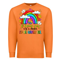 Carrot if being gay was a choice i'd be gayer lol Premium Sweatshirt - LillyAllenDesigns