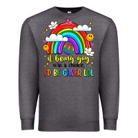 Charcoal Heather if being gay was a choice i'd be gayer lol Premium Sweatshirt - LillyAllenDesigns