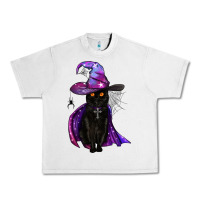 Lunar Rock black witch cat Urban Heavy Tee - BundleAndBundleShop