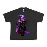 Pigment Black black witch cat Urban Heavy Tee - BundleAndBundleShop