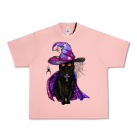 Salmon black witch cat Urban Heavy Tee - BundleAndBundleShop