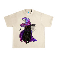 Sandshell black witch cat Urban Heavy Tee - BundleAndBundleShop