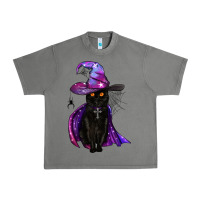 Tornado black witch cat Urban Heavy Tee - BundleAndBundleShop