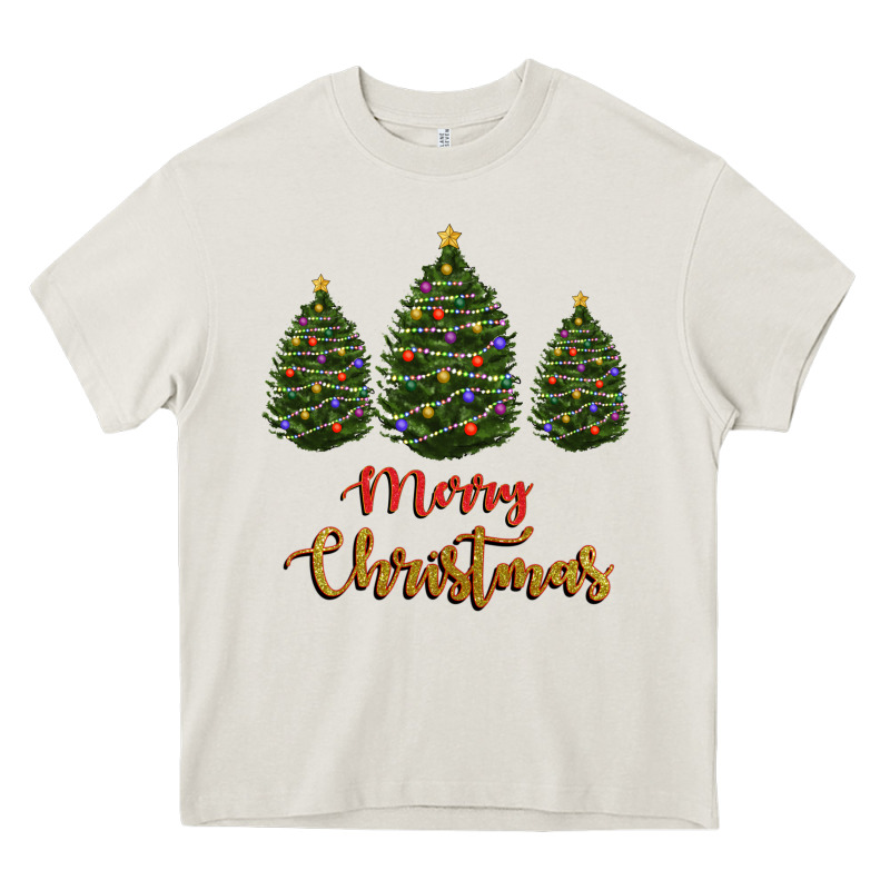 Merry Christmas Trees Heavy Core Tee by RanaPortraitStore | Teevron