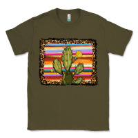 Army Green serape leopard cactus Classic Tee - RanaPortraitStore
