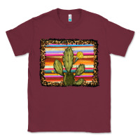 Burgundy serape leopard cactus Classic Tee - RanaPortraitStore