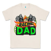 Natural racing dad with racing  equipment Classic Tee - AdoDesignShop