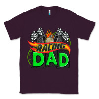Plum racing dad with racing  equipment Classic Tee - AdoDesignShop