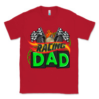 Red racing dad with racing  equipment Classic Tee - AdoDesignShop