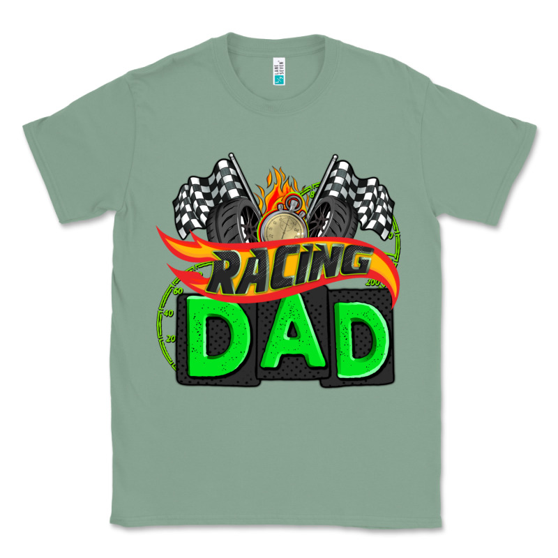 Racing Dad With Racing  Equipment Classic Tee by AdoDesignShop | Teevron