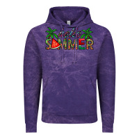Cloud Purple hello summer Vintage Hoodie - CowhideDigitalArt
