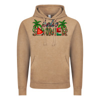 Vintage Coffee hello summer Vintage Hoodie - CowhideDigitalArt