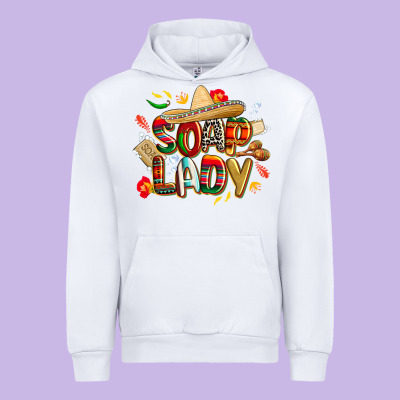 Cinco De Mayo Soap Lady Urban Hoodie Designed By Cowgirlartshop