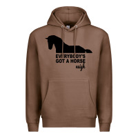 Chestnut everybody's gotta horse neigh Premium Hoodie - Bettercallsaul